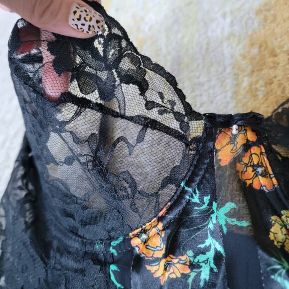 Lace Panel Plus Size Bustier Sz 42, 44 - Picture 3 of 14